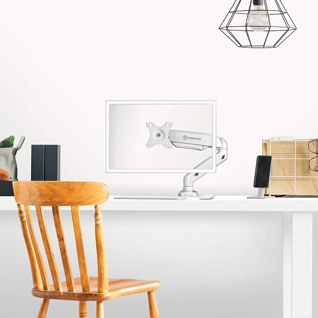 Кронштейн с газлифтом ONKRON G80 белый