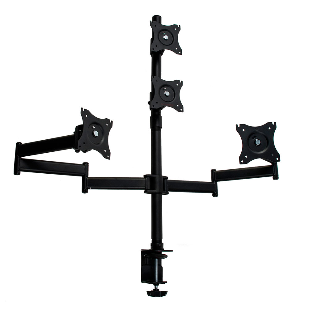 Кронштейн для 4-x мониторов Arm media LCD-T16 black