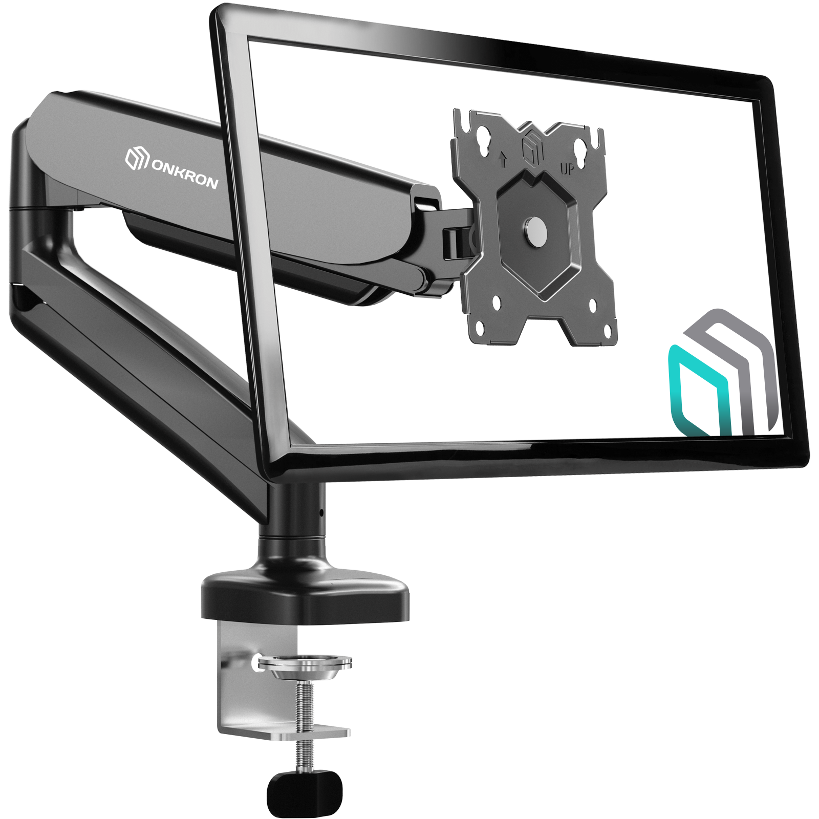 Кронштейн с газлифтом ONKRON G50 черный