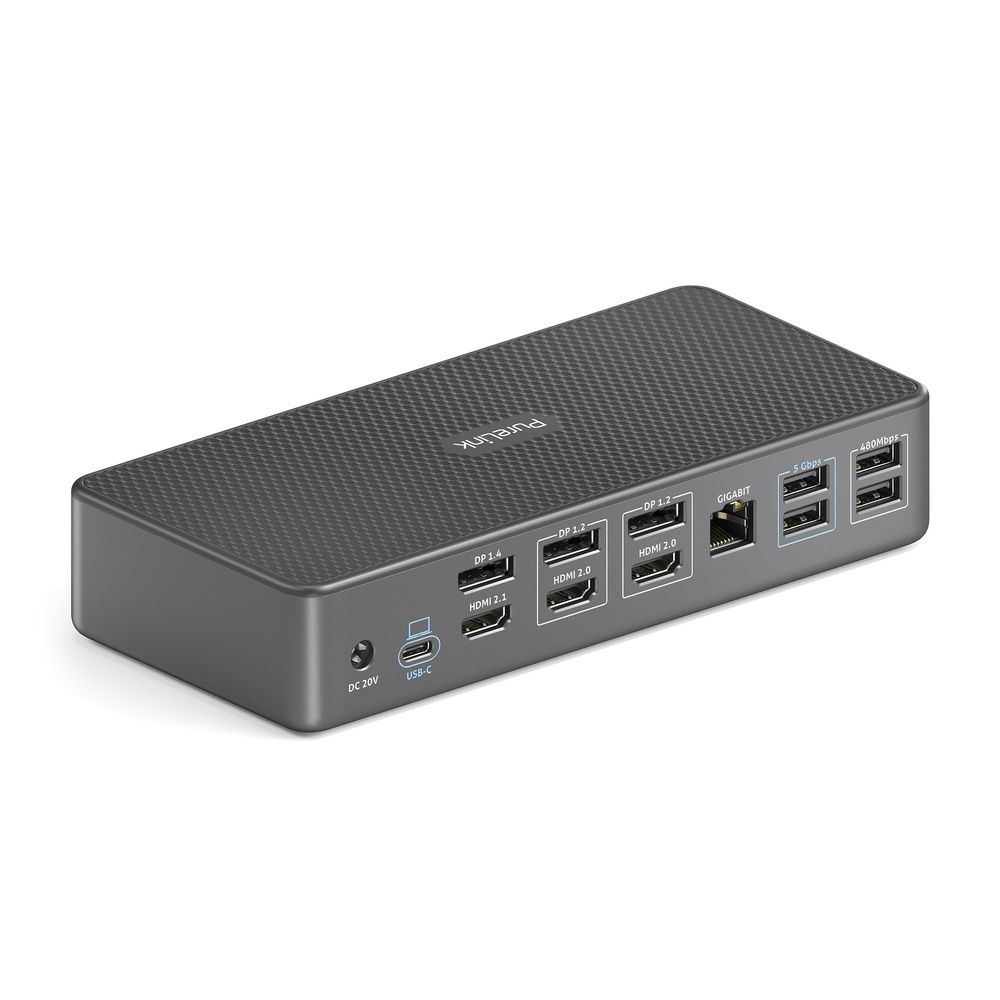 Док станция Purelink Vuelogic VL-D230DL USB-C Docking station - Quad Display DisplayLink ready - 8K