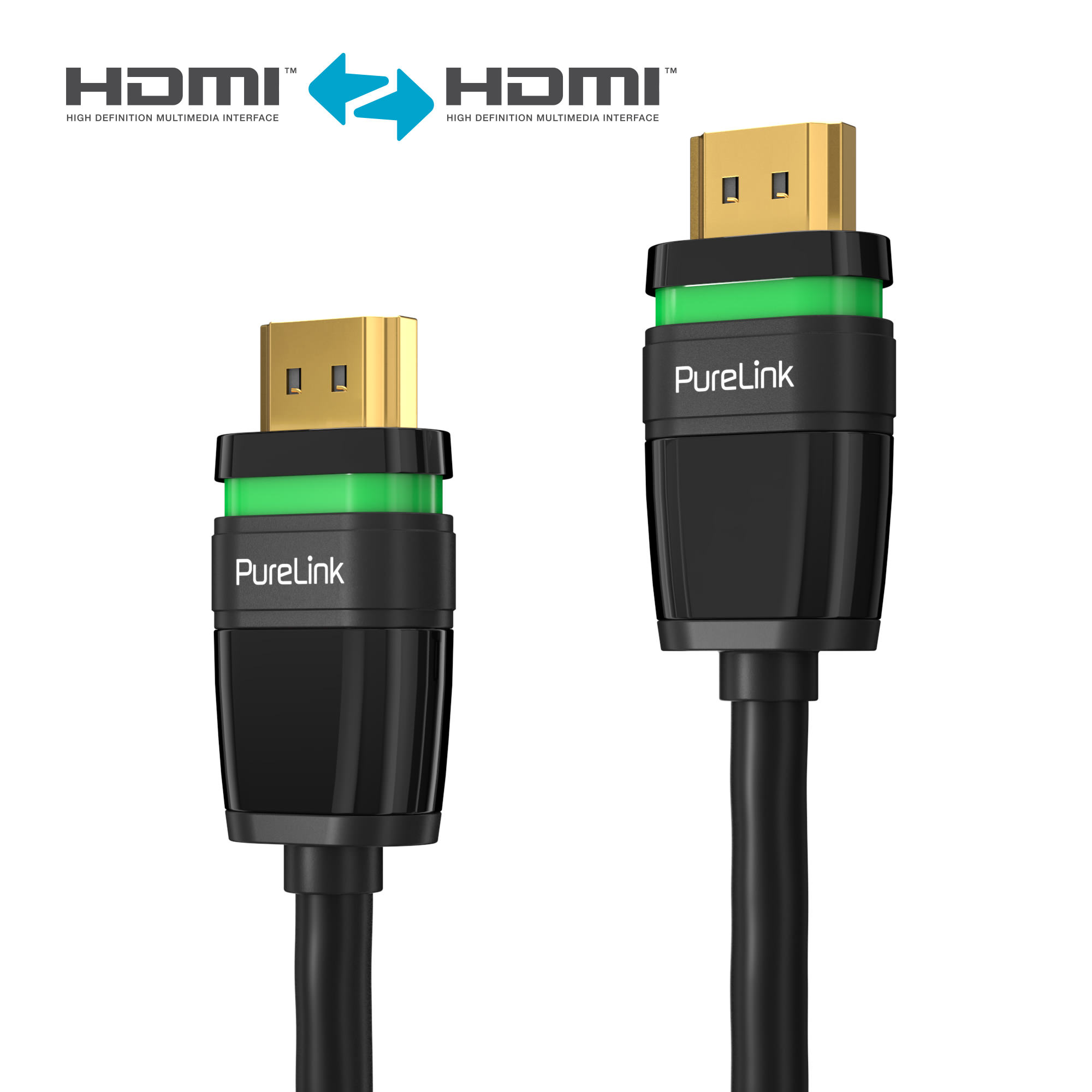 Кабель PureLink ULS1005-005 (0,5м) black, HDMI 2.0 (4K@60Hz), LSZH