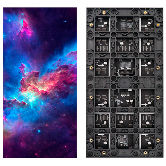 Внутренний DigiLED экран, шаг пикселя P3