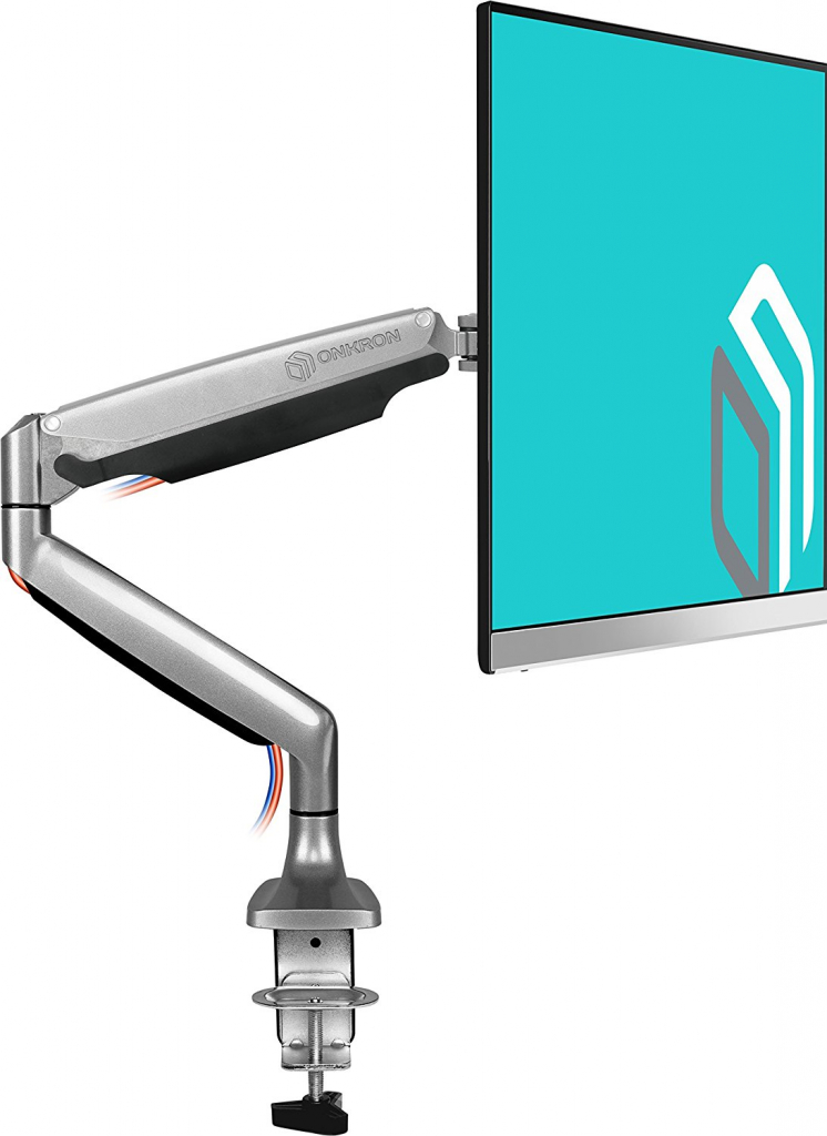 Кронштейн с газлифтом ONKRON G100 серый