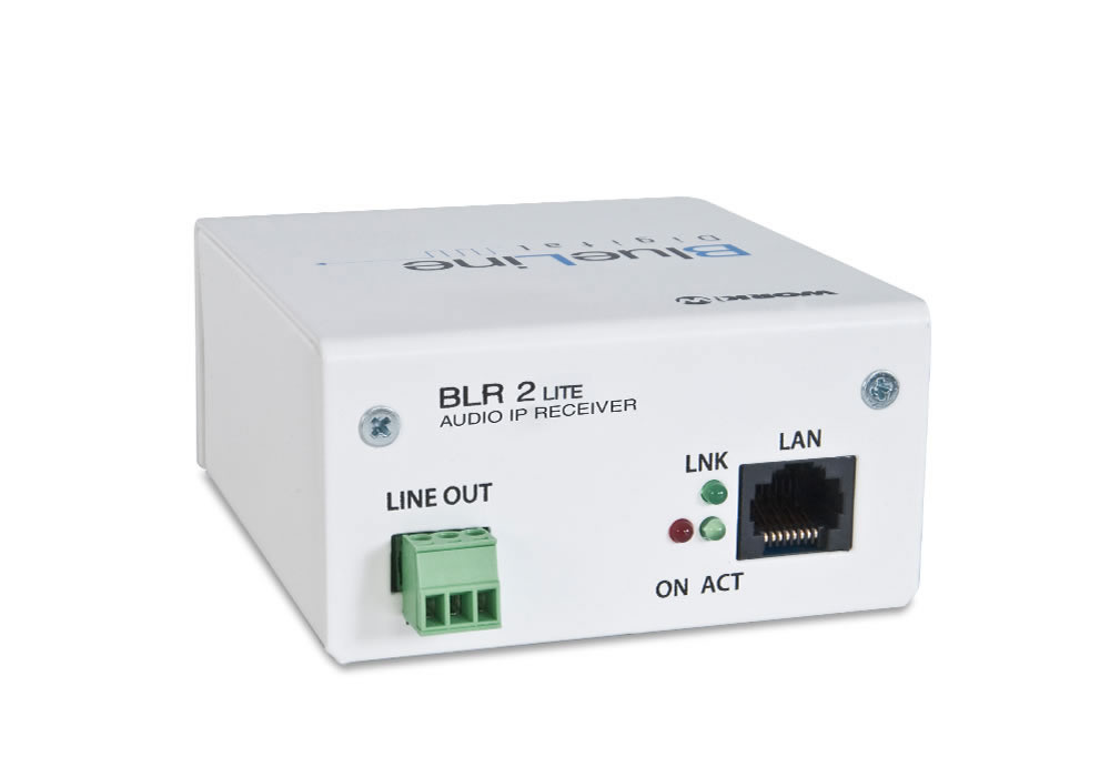 Стерео IP ресивер аудиосигнала WORK BLR 2 Lite BlueLine Digital