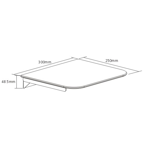 Полка Brateck DVD-17S